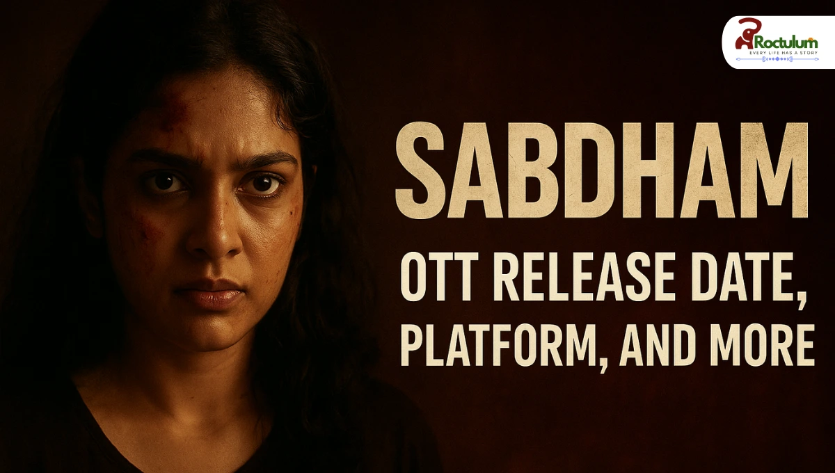Sabdham OTT Release Date, Platform, And More!