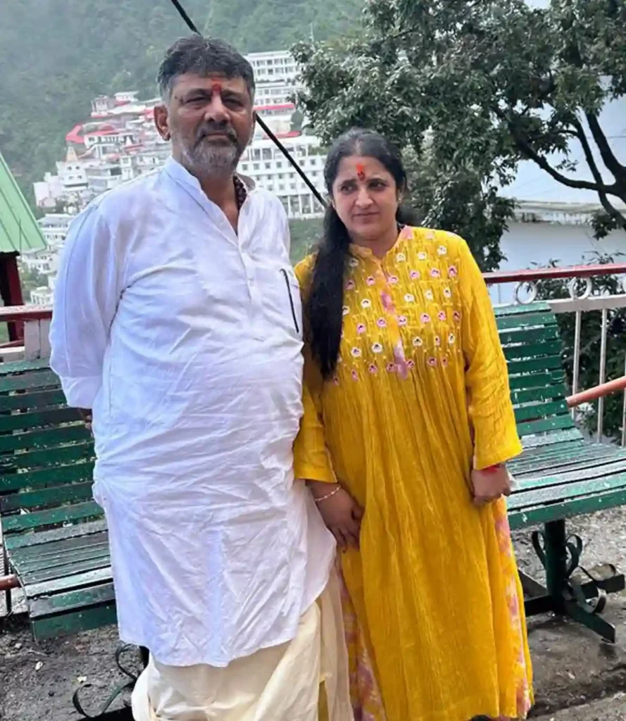 DK Shivakumar Wife