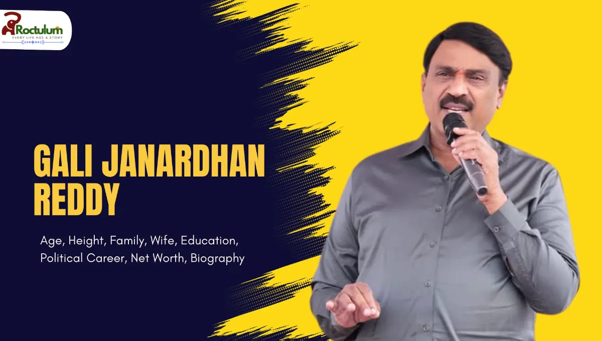 Gali Janardhan Reddy Age, Height, Family, Wife, Education, Political Career, Net Worth, Biography and More