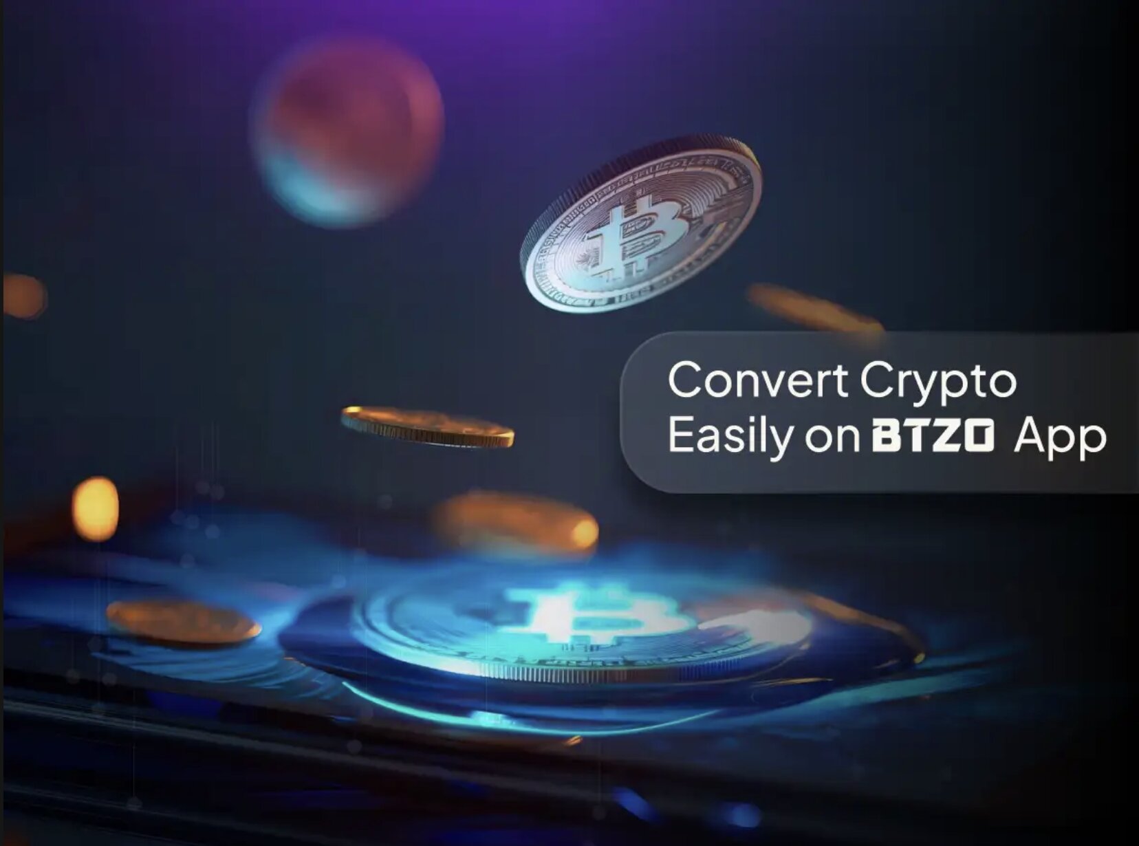 How to Instantly Convert Crypto on BTZO App